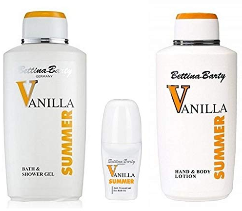 Bettina Barty Summer Vanilla Shower Gel + Body Lotion, je 500ml + Deodorant 50ml