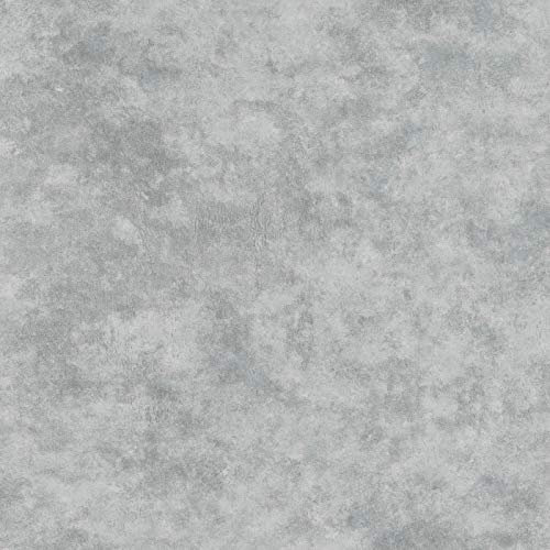 Grandeco Crushed Velvet Effect Wallpaper Industrial Textured Glitter Vinyl Roll[163001 Grey]