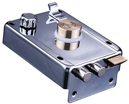 Serratura porta esterna, serratura antifurto, porta in legno e porta in ferro vecchia serratura antifurto, anima in rame, interno destro-Con lato * interno sinistro