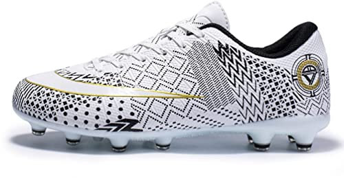 LucaSng Fußballschuhe Herren High Top Spike Cleats Athletics Spikes Fußballschuhe Kinder Trainingsschuhe Professionelle Turnschuhe Outdoor Sport Fußball Stiefel Wettkampf (Niedrig Stil 5, EU43)