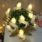 Riaxuebiy Kinderzimmer Nettes Tier Einhorn Pferd 10 LED Lichterketten für Weihnachtslichter Wandfenster Baum Dekorative Lichter Party Kinderzimmer Wohnheim Dekor (Weiß Einhorn-Warmweiß, 1.5m/10LED)