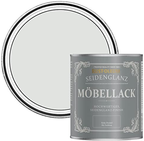 Rust-Oleum Grey Furniture Paint in Satin Finish - Library Grey 750ml