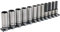 Sealey AK2744B 12pc 3/8Sq Drive Deep Lock-On™ Socket Set - Black Series