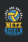 Lass uns das am netz Regeln: Volleyball Notizbuch super Notizblock für Volleyballspielerinen und Volleyball Fans für ein Volleyball Turnier. Ideal für tägliche Notizen und Aufzeichnungen als Geschenk