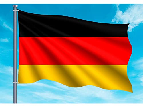 Oedim Flagge Deutschland | 150 x 85 cm | verstärkt und mit Nähten | Flagge mit 2 Metallösen und wasserdicht