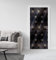 MyMaxxi - Tür bekleben mit Türtapete Türposter Selbstklebend 90x200 Lederoptik dunkel - Türfolie mit Premium Glanzeffekt - Türaufkleber metallic Silberfolie - Türklebefolie Luxuriös schwarz