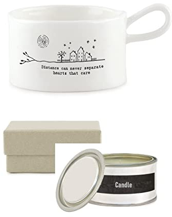 East of India ‘Distance Can Never Separate’ Handled Candle Holder