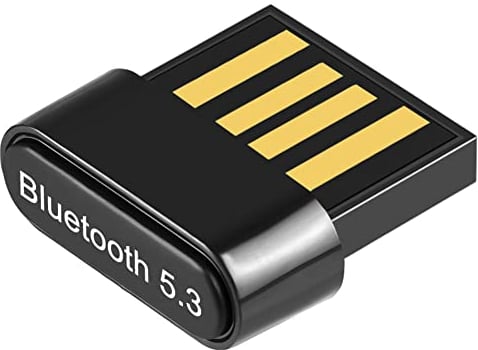 Bluetooth Adapter 5.3, USB Bluetooth Dongle für PC EDR Bluetooth Stick für PC, Desktop, Laptop Kompatibel mit Windows 11/10/8.1/7