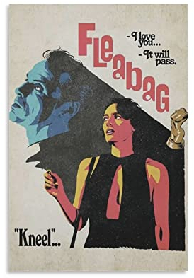 BBZL Fleabag TV-Serien-Poster, Leinwandkunst, dekorativer Gemälde, Bild, Druck, moderne Familie, Jungen, Mädchen, Schlafzimmer, Wohnzimmer, Dekoration, Poster, 30 x 45 cm