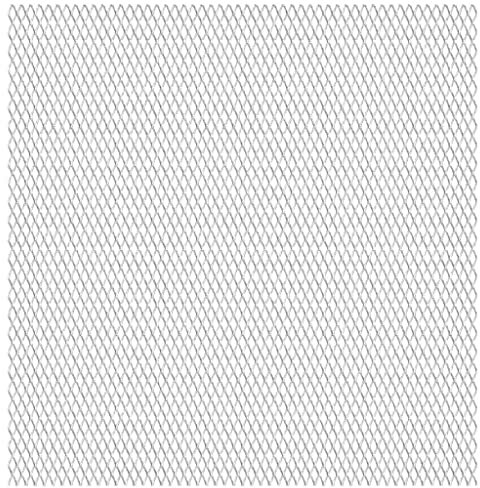 HOMIUSE Rejilla de metal expandido de acero inoxidable, 50 x 50 cm, 20 x 10 x 2 mm, rejilla de ventilación de acero inoxidable, rejilla de metal, rejilla de acero inoxidable, resistente, duradera y