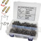 1200PCS Agrafes Chaudes Métal Avec boîte,0.6mm/0.8mm soudure plastique Agrafes Chaudes,Forme d'onde agrafeuse a chaud Agrafes, pour Réparation de Pare-Chocs de Voiture