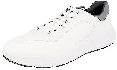 Prada Herren Weiss Leder Sneaker 4E3282 43 EU/UK 9