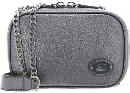Lacoste Origin Croc Square Crossover Bag Gunmetal