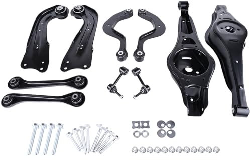 Querlenker Federaufnahme Querlenker-Set verstärkt hinten, kompatibel mit A3 Q3 TT Alte-a Superb CC Golf Plus V VI 7N 5N 1T1 1T2, Ersatz für 1K0505465C 1K0505323N