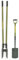 Postsaver Post Hole Digger & Digging Fork | Fence Post Shovel Steel Handles | Digs Up to 6-Inch Holes | Spade (Post Hole Digger & Fork)