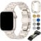 OULUOQI für Apple Watch Armband 45mm 44mm 49mm 42mm 40mm 41mm 38mm Herren Damen, Business Metall Edelstahl Ersatzband Kompatibel mit Ultra 2/Ultra SE iWatch Series 9 8 7 6 5 4 3 2 1