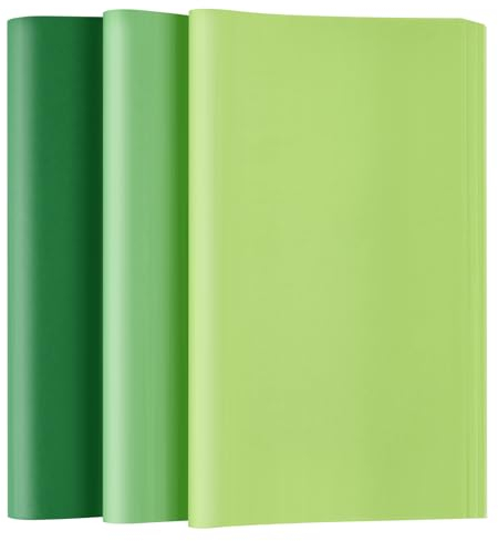 Bouiexye 60 Blätter Grün Seidenpapier für Geschenktüten 50 x 37cm Seidenpapier Bulk Weihnachten seidenpapier verpackungsmaterial für Geschenkpapier Füller Blumen Geburtsta Hochzeit Dekor