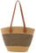 CHIC DIARY Straw bag Woven Tote Bag for Women Beach Purse Summer Shoulder Bag With Zipper Bohemian Crossbody Bag For Vacation(Black stripes)