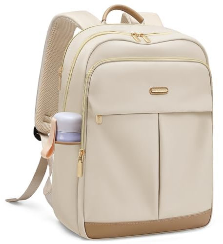 VNINE Mochila Portatil Mujer, Mochila Escolar de Computadora Portátil de 16 Pulgadas,Ligera y Mochila Mujer,Impermeable Mochila Viaje Trabajo
