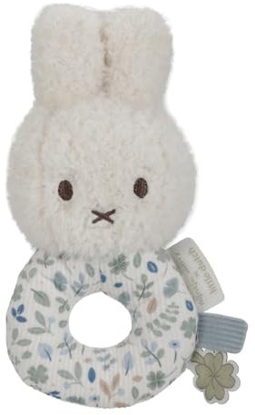 nijntje miffy x Little Dutch NIJN459 Rassel/Greifling Hase Miffy - Lucky Leaves