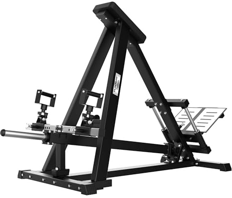 Tunturi Platinum Adjustable T-Bar Row Kraftstation – Fitnessgerät für Rückentraining – Plate Loaded Homegym – Maximal 200 kg Gewicht – V-Serie