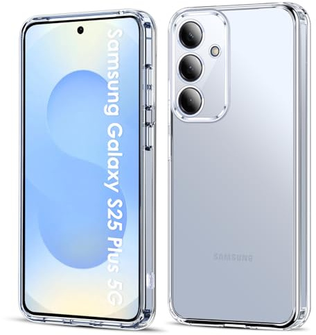 Filoto Ultra Clear TPU hülle für Samsung Galaxy S25 Plus 5G 6.7″(2025) | Ultra Clear, Ultra Dünn, Flexibles TPU, Militärischer Fallschutz, Erhöhter Kameraschutz, Präzise Aussparungen