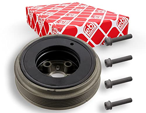 febi bilstein 33733 Pulley decoupled, for crankshaft with screws, pack of one