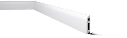 FL5 WALLSTYL Sockelleiste Extrudiertes Polystyrol mit hoher Dichte Noël & Marquet 100 x 20 x 2000 mm - 1 Stück