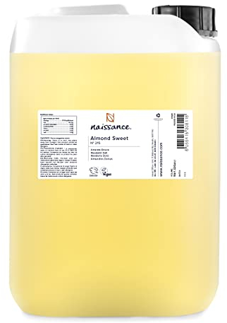 Naissance Huile d’Amande Douce (No. 215) - 5 litres - Hydratant Naturelle, Végan, Sans OGM/Odeur - Lubrifiant pour Massage - Pour Corps, Visage, Cheveux, Ongle, Pied, Oreille