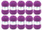 Gründl Wolle Lisa Premium uni - 10 x 50 g - Wolle zum Häkeln - Wolle zum Stricken - 100 % Polyacryl- Weich & Pflegeleicht- Nadelstärke 3,5-4,5 - Purpur