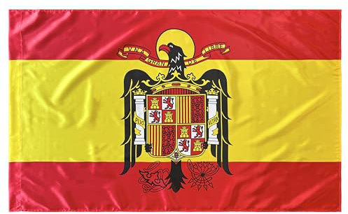 Durabol Bandera de España Escudo Aguila de San Juan 150 x 90 cm Satén
