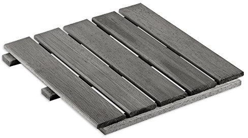 Piastrella per terrazza in legno di pino piastrella in legno impregnata GRIGIA 50x50cm piastrella per balcone piastrella per terrazza