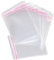 200 Stück Transparente Tüten mit Lasche Folien Beutel Selbstklebend PP Poly Cellophan Adhäsionsverschlußbeutel LP Großhandel Plastiktüte (4 x 6 cm)