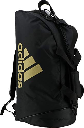 adidas trainingssporttasche 2-in-1 schwarz/Gold 59 Liter