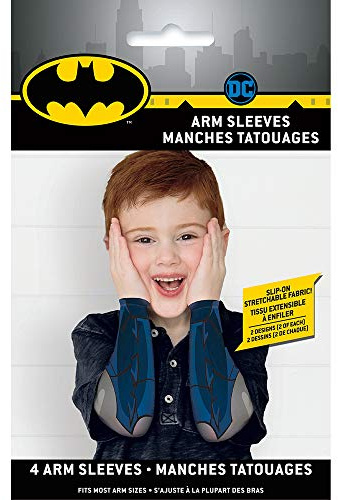 Partygeschenke - Batman-Armstulpen - Batman Party - 4er-Pack