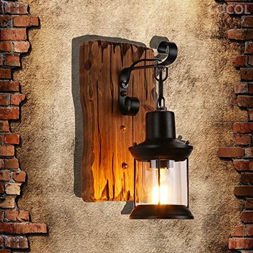 Retro Holz Wandleuchte Korridor Lampe Retro Restaurant Tragbare Wandlampe E27 Schraubmund Massivholz Handwerkskunst Ist Geeignet Für Restaurant Cafe Beleuchtungssystem,Type a