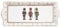 EASY LIFE Piatto natalizio da portata in porcellana 35x15 cm R1109#NUTC