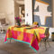 Garnier Thiebaut 41861 Tischdecke Mille Bari Summer Beschichtet 150X150 Cm