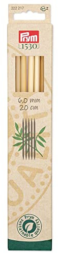 Prym 222217 Strumpfstricknadeln Prym 1530, 20 cm, 6 mm
