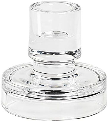 broste Copenhagen Petra Kerzenständer Glas klar 8 cm