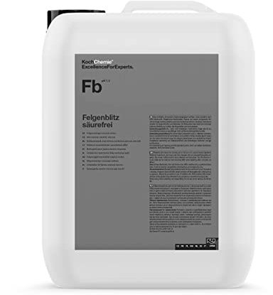 Koch-Chemie Eisenentferner Felgenblitz Säurefrei|5Kg|Für Felgen|pH-Neutral|Entfernt Eisen von Felgen|Für PKW, LKW, Motorrad, Wohnmobile und mehr|Für den professionellen Einsatz|Seit 1968