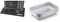 Weber Brosse en T Petit modèle & 6415 Lèchefrites Barquette Aluminium - Lot de 10