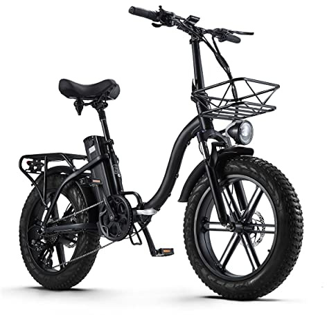 CEAYA Vélo Électrique Pliant 20 Pouces VTT Electrique Adulte Homme Femme E Bike Ville,Batterie 48V/20Ah,7 Vitesses,Max.Portée 55-60km