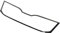 Frontgrill Outline Trim Cover 5E0853761E041 Stoßfänger Oberer Grillgitterrahmen Ersatz für 5E Facelift