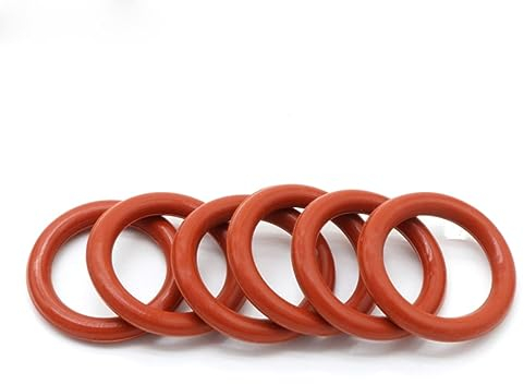 10 Stück Rot Silikon Ringdichtung CS 4mm OD 12~200mm Silikon O-Ring Dichtung Gummi O-Ring VMQ-Sortiment Hvac-Werkzeuge-OD 180mm ID 172mm-10pcs-CS 4.0mm