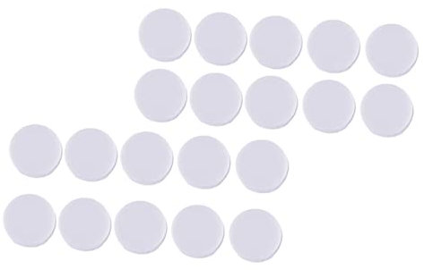 DRESSOOS 100 Stück Kartons Rasselbox Haustier Babyspielzeug Quietscher Kuscheltier Häkeln Noise Maker Insert Rassel Spielzeug Rassel Reparieren Eingebaut Plastik Flache Kiste Weiß Kind