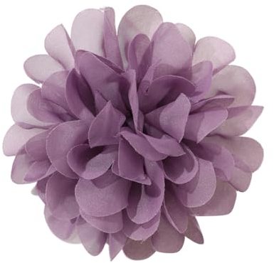 Limtula Spilla portatile Camelia Fiore Forma di Risvolto Pin Spilla per le Donne Versatile Chiffon Tessuto Risvolto Pin Gioielli Floreali, come da immagine, Viola