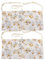 Babybett Organizer Hängend, Babybett Aufbewahrungstasche, Verstellbarer Organizer,Kinderzimmer Bett Organizer Zum Aufhängen (Blume)