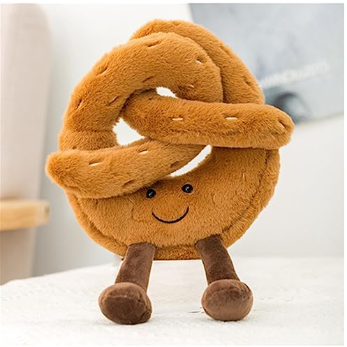 APANSHJY Juguete de Pan Tostado de Pretzel, Juguete de Peluche Lindo de Almohada