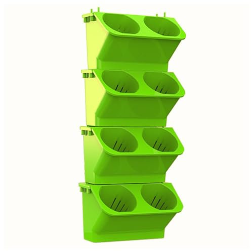 JUOPZKENN Vertical Planter Wall Planter Vertical Wall Planter Deck Railing Planter Garden Wall Planter Kit for Outdoor Plants Vertical Garden Planter for Wall, Deck Rail (#2)
